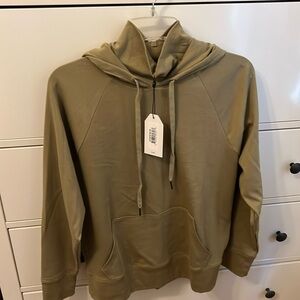 Universal Standard 3XS 2 / 4 Fallon Funnel Neck Hoodie green
